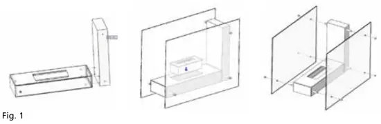 Assembly of the appliance