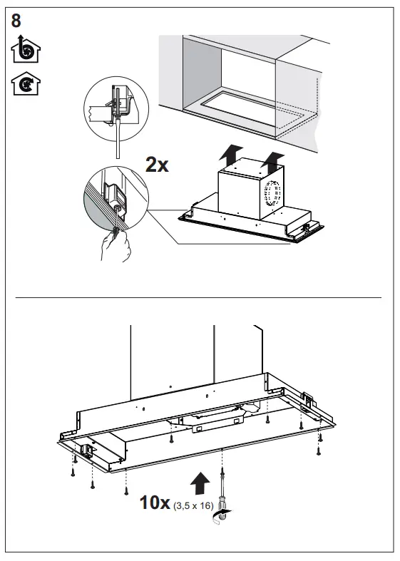 AEG DGE5660HM 54cm Integrated Rangehood - 11