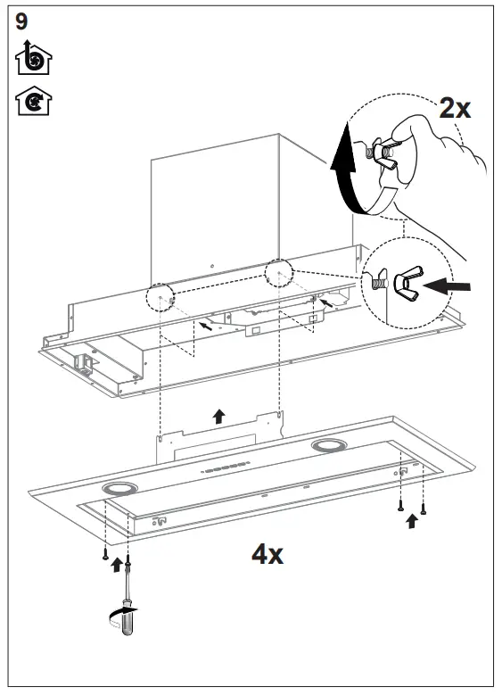 AEG DGE5660HM 54cm Integrated Rangehood - 12