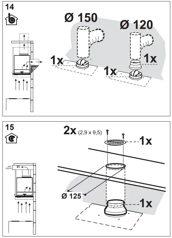 AEG DGE5660HM 54cm Integrated Rangehood - 15