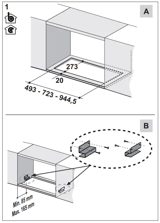 AEG DGE5660HM 54cm Integrated Rangehood - 5