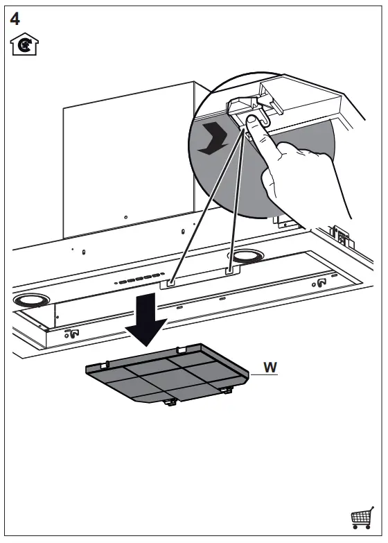 AEG DGE5660HM 54cm Integrated Rangehood - 7