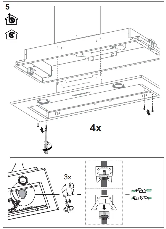 AEG DGE5660HM 54cm Integrated Rangehood - 8