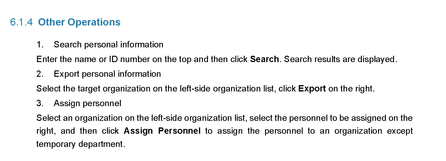 Personnel management