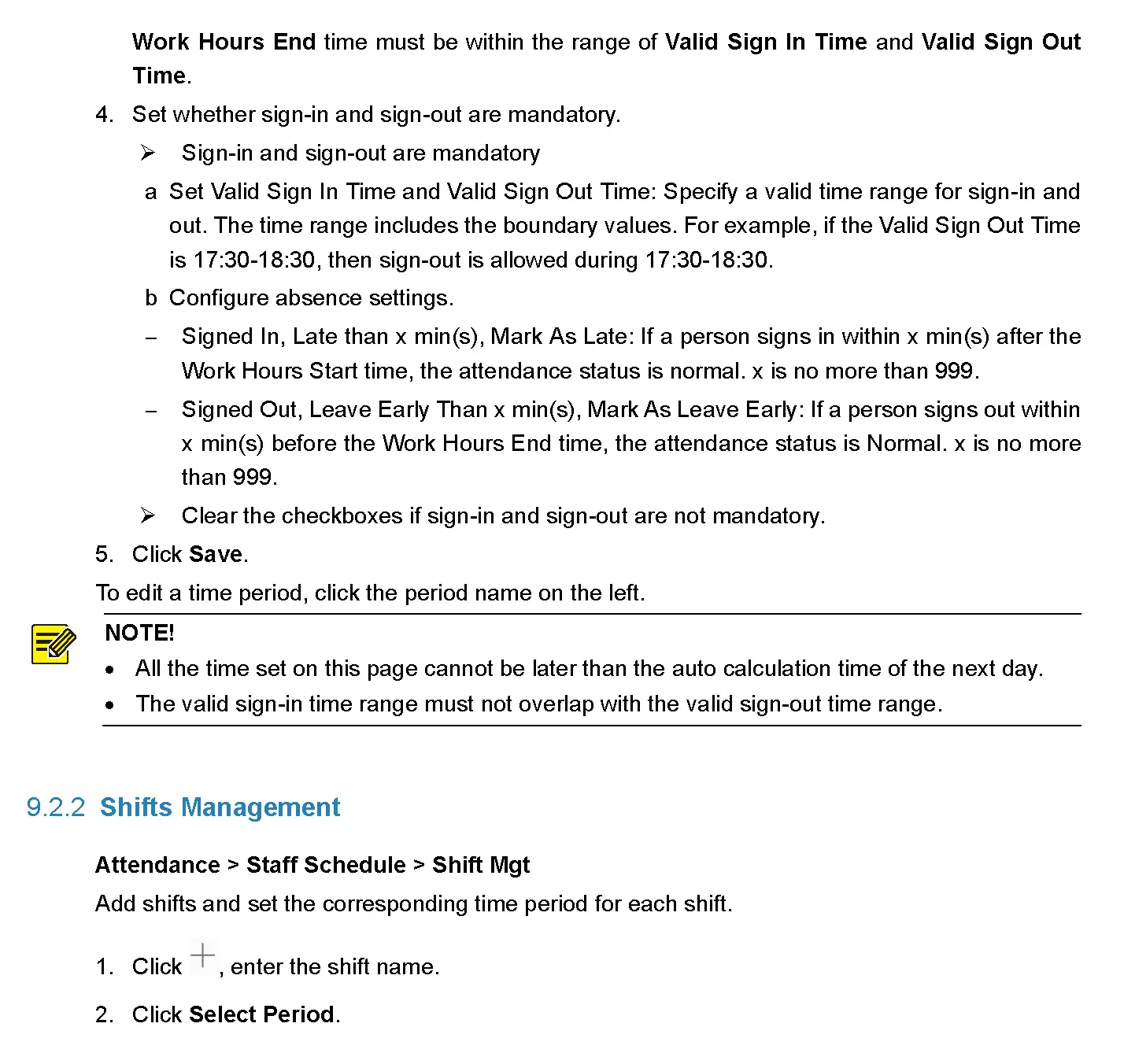 Attendance Management