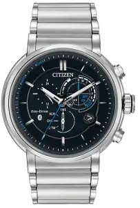 a close up of a watch