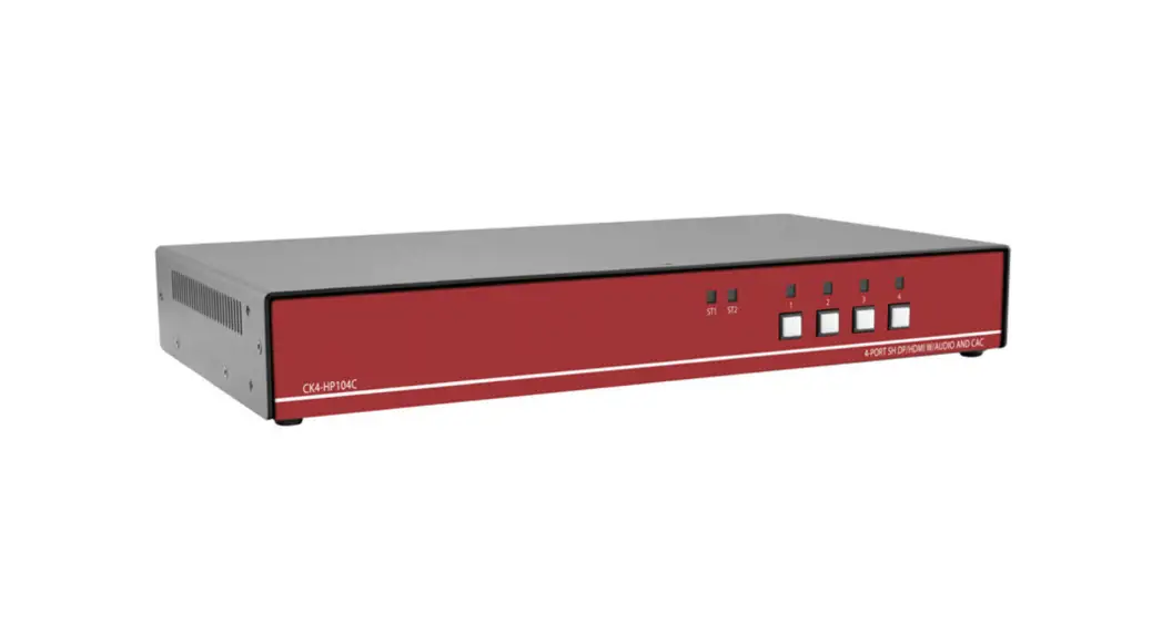 Sekuryx Ck4-hp102c Secure Dp/hdmi Kvm Switch User Manual