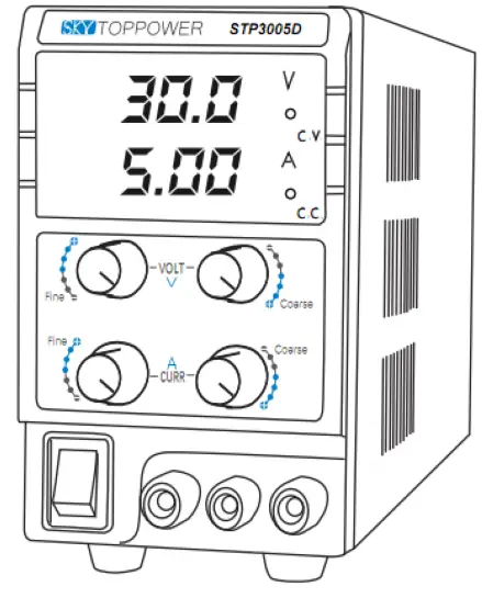 SKY TOPPOWER STP3005D Variable 30V 5A 3 Digital Switching Regulated Lab Power Supply