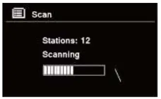 REVO B00GA0805G Internet DAB DAB+ and FM Digital Radio with Bluetooth Instruction Manual - For initial use, radio will carry out a full scan and store stations list in memory