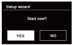 REVO B00GA0805G Internet DAB DAB+ and FM Digital Radio with Bluetooth Instruction Manual - Now you will enter Setup wizard