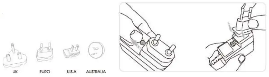 REVO B00GA0805G Internet DAB DAB+ and FM Digital Radio with Bluetooth Instruction Manual - Power Supply