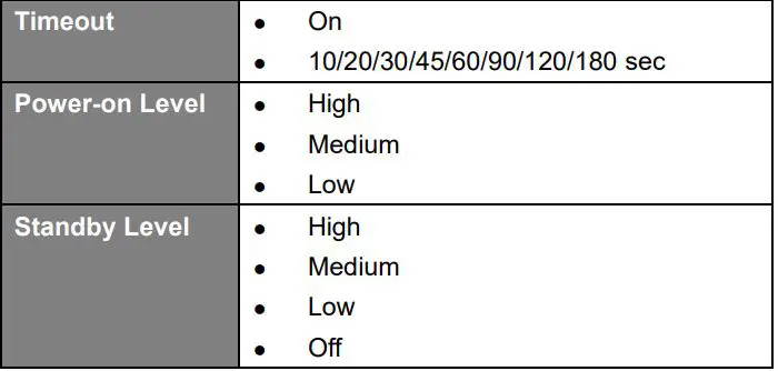 REVO B00GA0805G Internet DAB DAB+ and FM Digital Radio with Bluetooth Instruction Manual - Scroll Joystick to select backlight level
