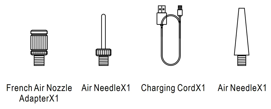 DELI FG01 0224 Portable Air Compressor Accessories