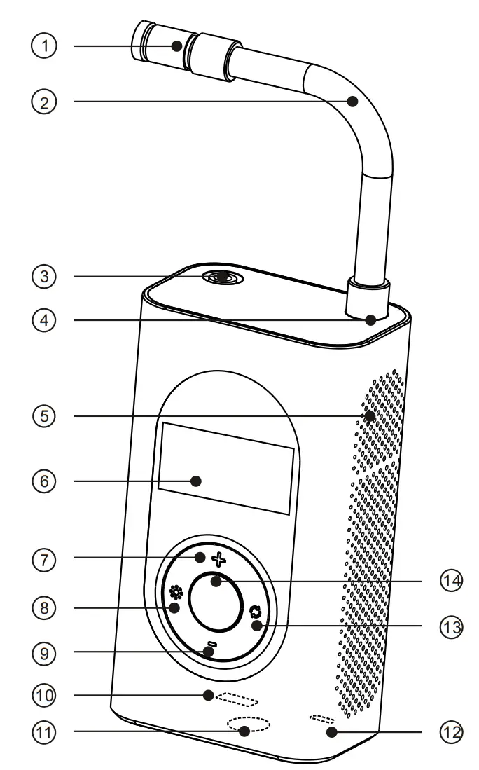 DELI FG01 0224 Portable Air Compressor fig
