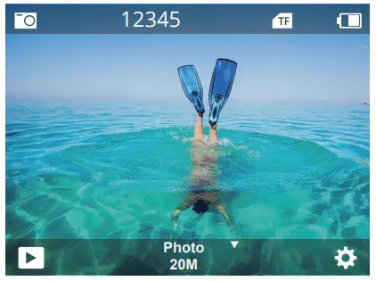 AKASO Action Camera with Touch Screen EIS Adjustable take a photo