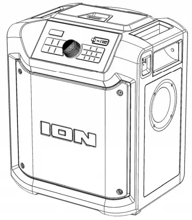 ION Pathfinder Bluetooth Speaker with2
