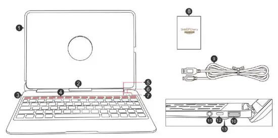 Gold-Cherry-A2232-Smart-Case-for-ipad-Pro-12.9-Inch-Pro-fig1