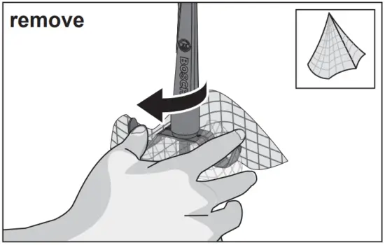 Blade changing procedure