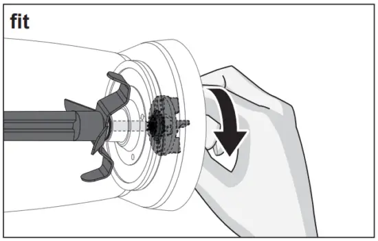 Blade changing procedure