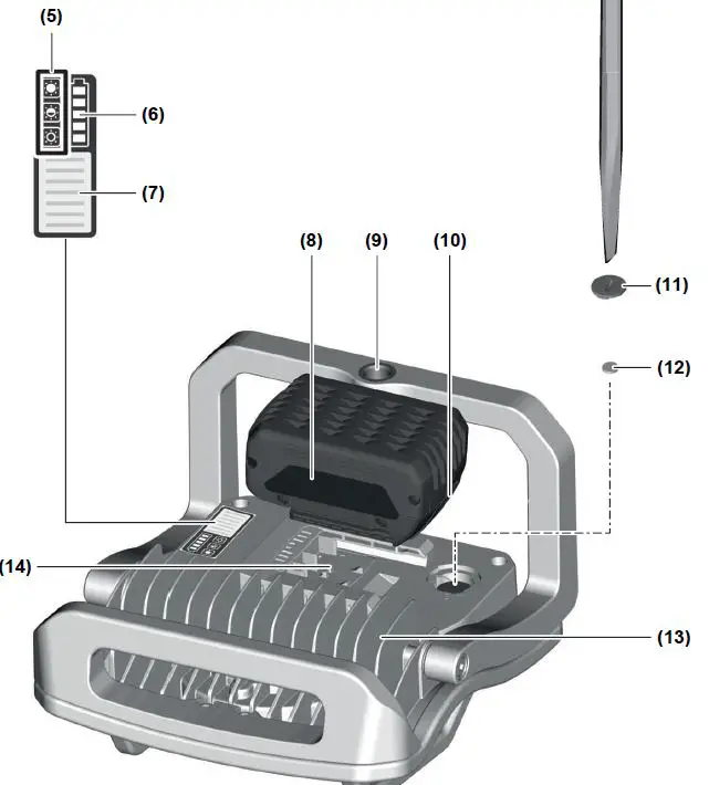 BOSCH GLI 18V-10000 C Professional Cordless Jobsite Light 2