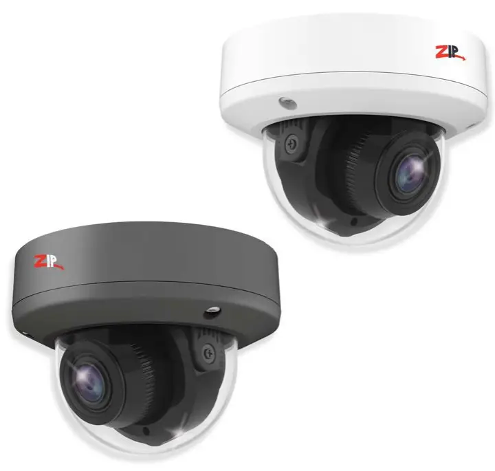 ZIP SEE378 8MP Anti Vandal Dome 2.8 12mm Motorised Lens -