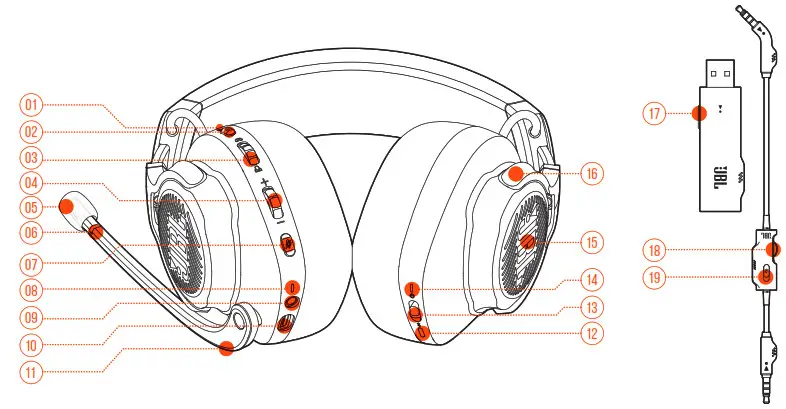 JBL Quantum 800 Wireless Headphone - Overview