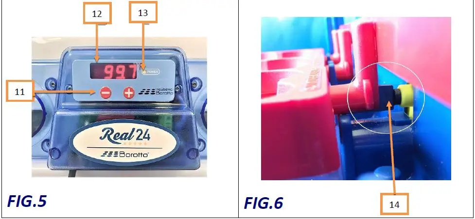 Borotto Real 24 Automatic Egg Incubator FIG 11