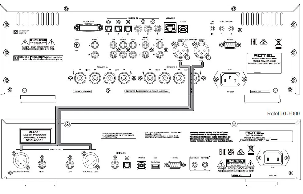 ROTEL RA-6000 Stereo Integrated Amplifier 8