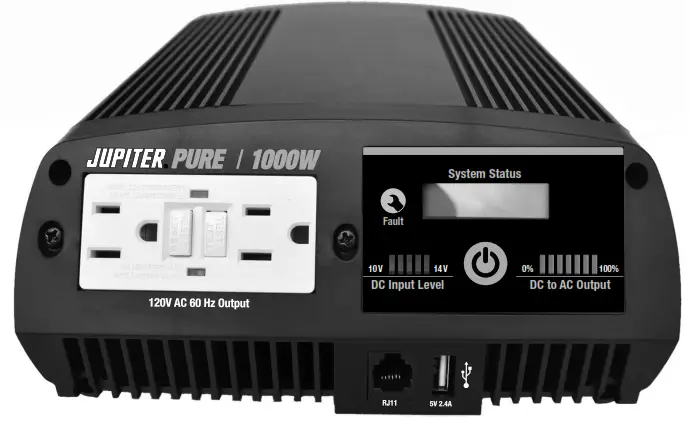 HARBOR FREIGHT 57273 Jupiter Pure 1000 Watt Pure Sine Wave Inverter -