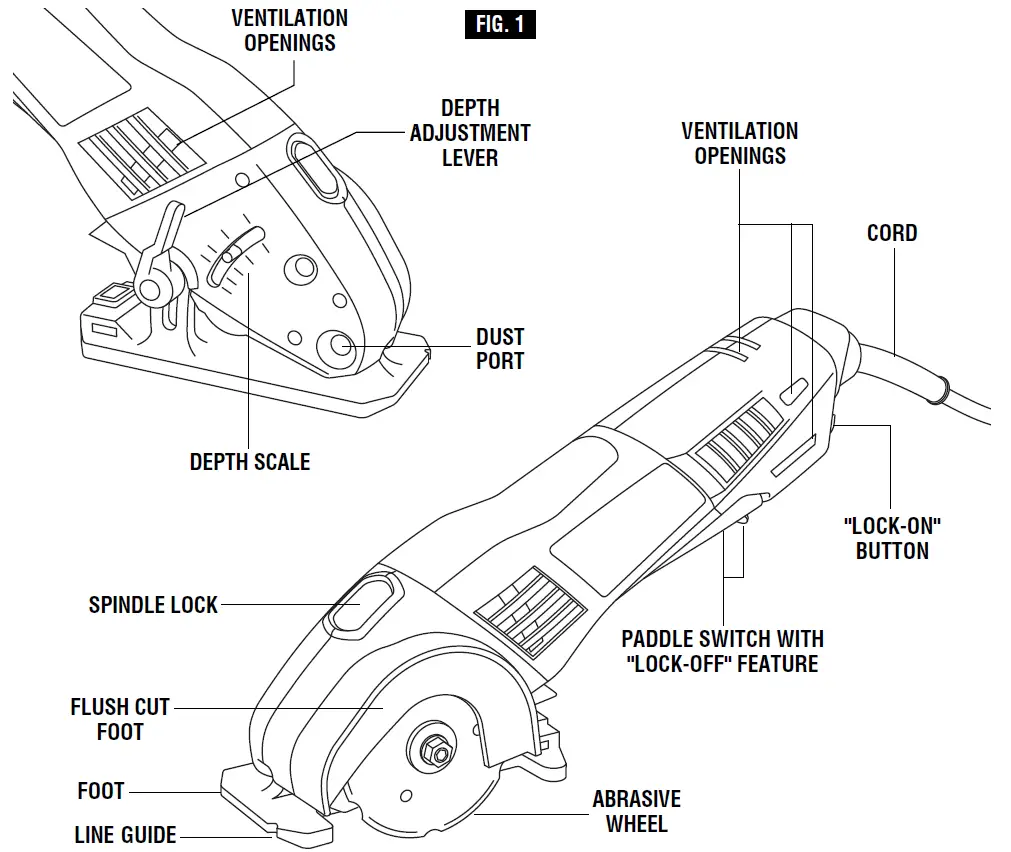 DREMEL SM20 SawMax Compact Circular Saw Tool Kit 22