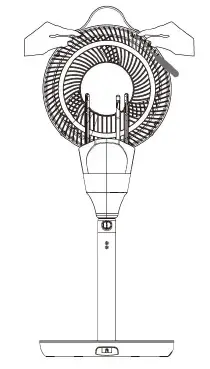 MeacoFan 1056P Air Circulator- fig 1