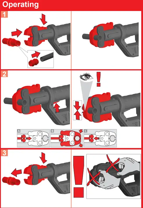 ROTHENBERGER 1000003456 ROMAX Compact TT Brushless Cordless Compact Press Machine and Jaws 6