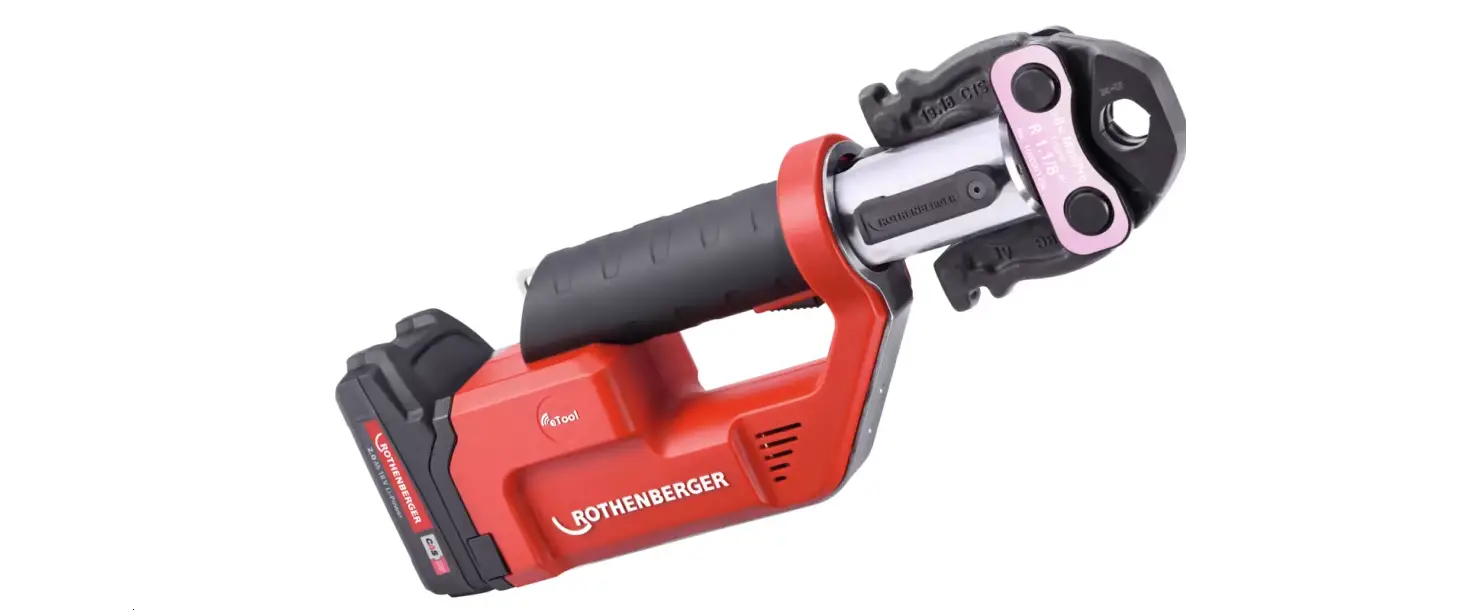 Rothenberger 1000003456 Romax Compact Tt Brushless Cordless Compact Press Machine And Jaws Instruction Manual