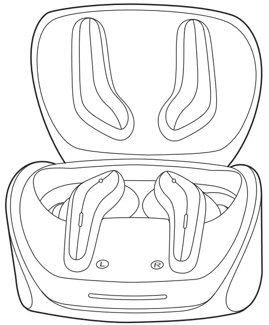 CALIBER TWS100A Active Noise Cancelling True Wireless Stereo Earbuds