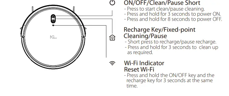 NGTECO NG-RV1100 Robotic Vacuum Cleaner FIG 2