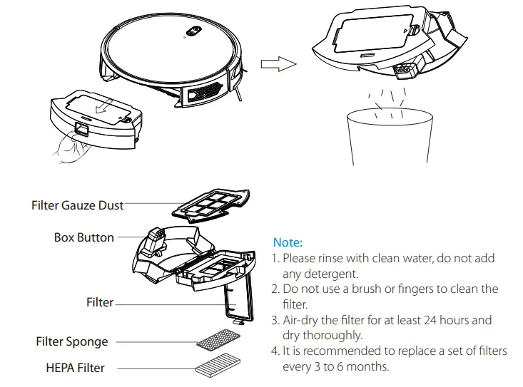 NGTECO NG-RV1100 Robotic Vacuum Cleaner FIG 5