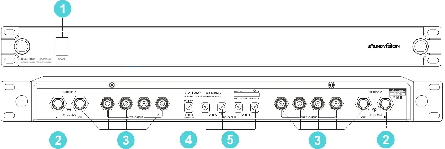 SOUNDVISION SPA 1002P Directional Antenna for Wireless Microphone - fig 6