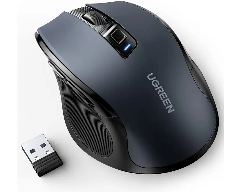UGREEN-Wireless-Mouse-Ergonomic-Mouse-5-Level-4000-DPI-6-Buttons