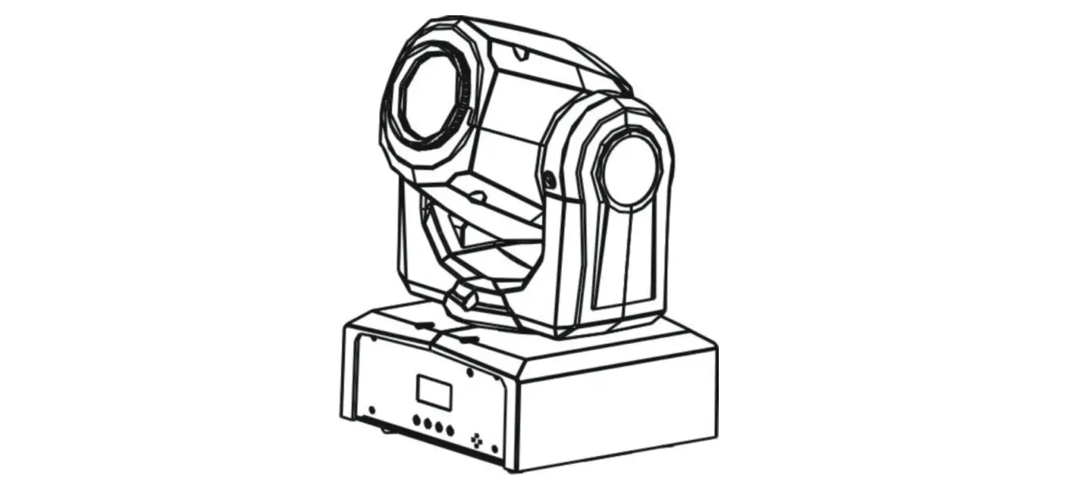 Equinox Eqled004b Fusion Spot Xp Mkiii Moving Head User Manual