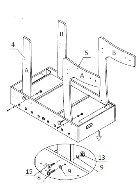 NORDIC Games 809-041 Portable Table football Soccer Game fig (5)