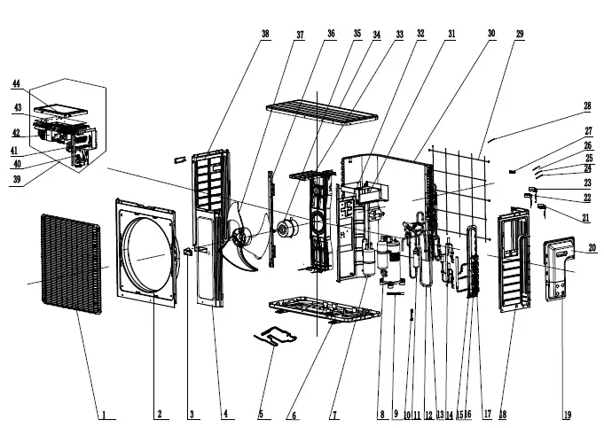 GRE-MULTIU42HP230V1DO-Outdoor Unit-01