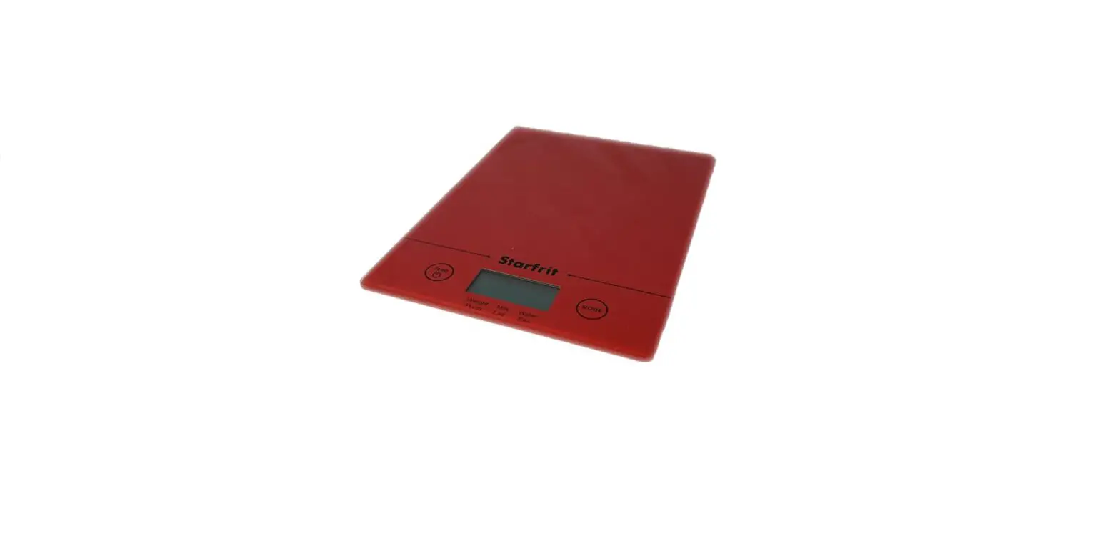Starfrit Slim Glass Kitchen Scale Instruction Manual