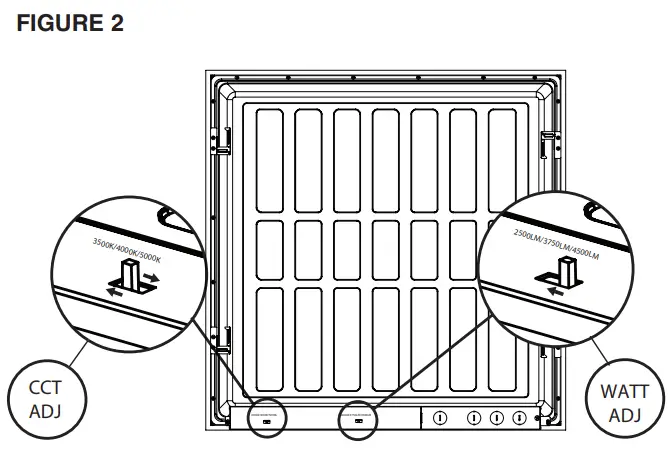 C-LITE C-TR-C-FP-SCCT LED Selectable Flat Panel - fig 1