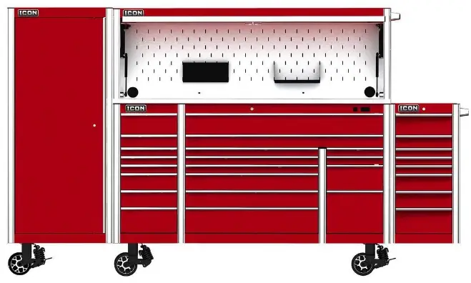 iCON 56143 73-Inch Professional Work Center Hutch-product