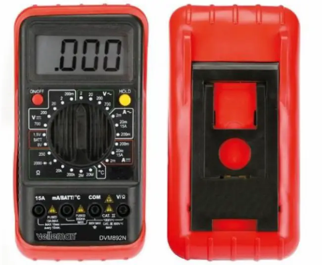 velleman DVM892N Digital Multimeter fig (2)