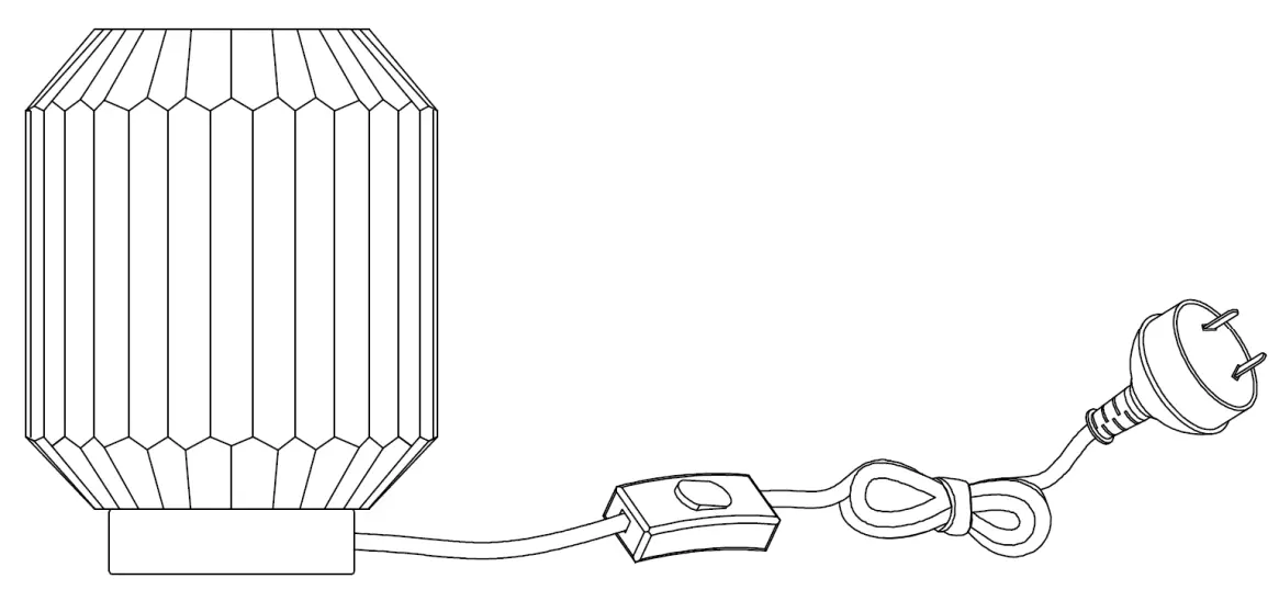 Lucci decor 269670 Clancy Table Lamp