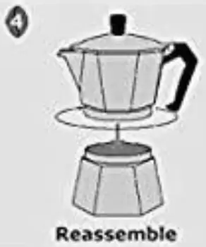 Lexi Home MW3901 Stove 6 Cups Top Espresso Maker - fig2