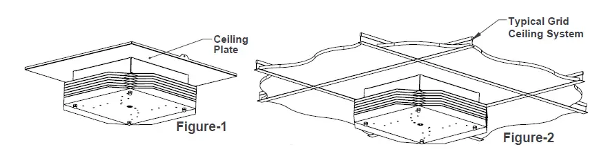 ALKCO U2C409-UNV-1-4-EB UVC Fixture Ceiling Mount-2