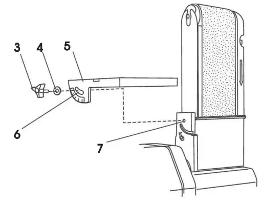 SIP INDUSTRIAL 01946 4X8 Inch Belt Disc Sander fig 11