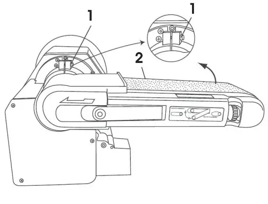 SIP INDUSTRIAL 01946 4X8 Inch Belt Disc Sander fig 12